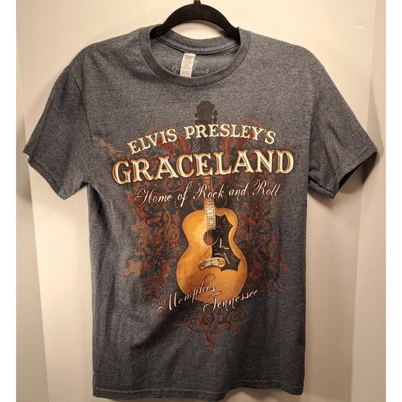 Elvis Presley's  Graceland Short Sleeve Graphic tshirt Unisex Size Small - Picture 1 of 5